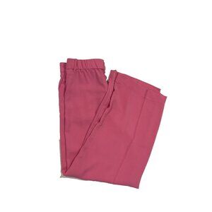 A New Day High Rise Straight Leg Pants 8 30x32 Pink Stretch Cotton Trousers